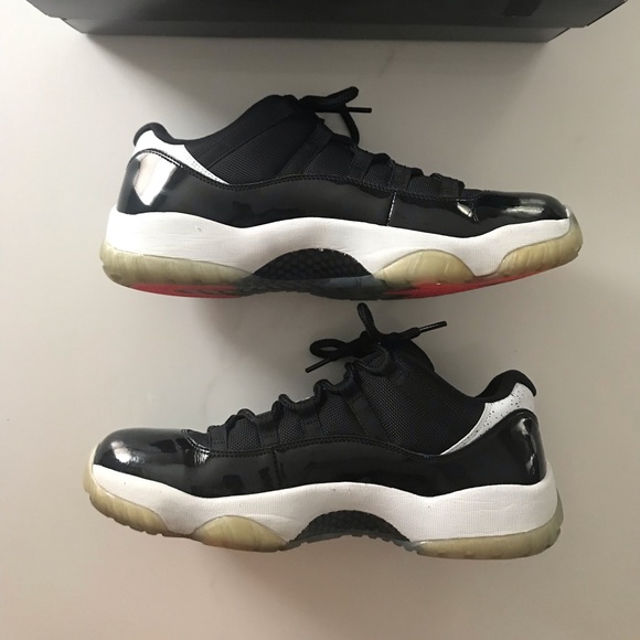Air Jordan 11 Retro Low Infrared 23 Black Size 12 - Picture 5 of 7